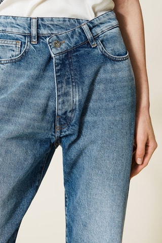 Jean droit Bleu marine