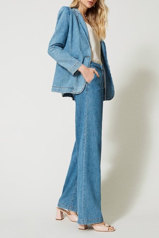 Vaquero recto - Azul