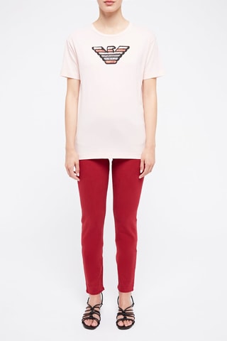 Vaquero recto Emporio Armani - Rojo