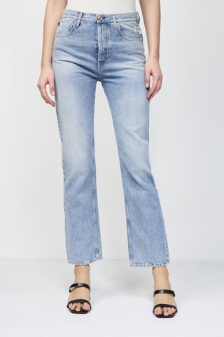 Vaquero recto Maghy - Azul claro