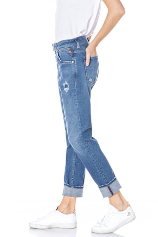 Vaquero slim fit Boyfit Rajna - Azul