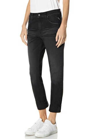 Vaquero slim fit Boyfit Marty - Negro