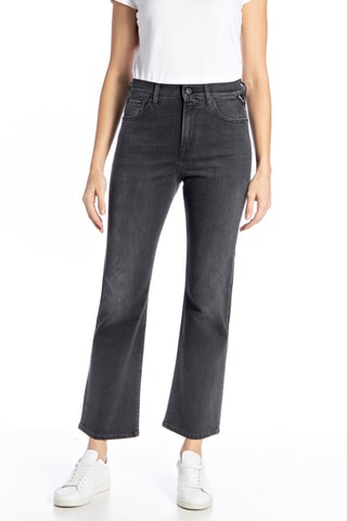 Vaquero de tiro alto bootcut Rayah - Gris oscuro