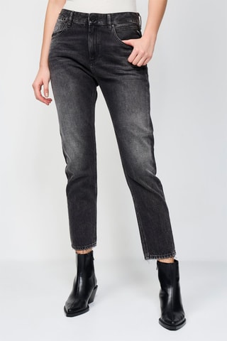 Vaquero slim fit Boyfit Marty - Gris oscuro