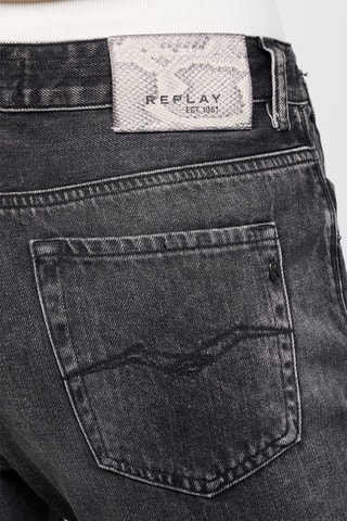 Vaquero slim fit Boyfit Marty - Gris oscuro