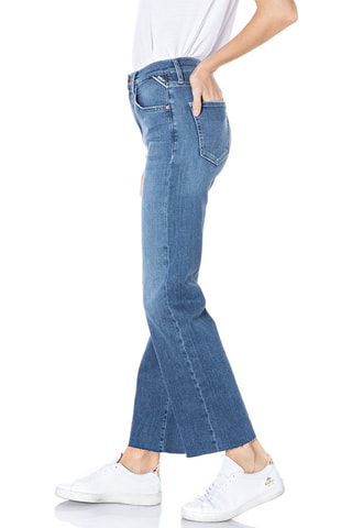 Vaquero de tiro alto Wide Leg Reyne - Azul