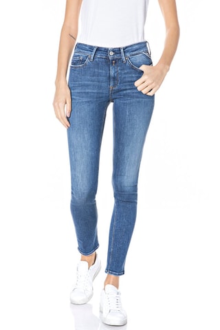 Vaquero skinny fit de tiro alto Luzien - Azul