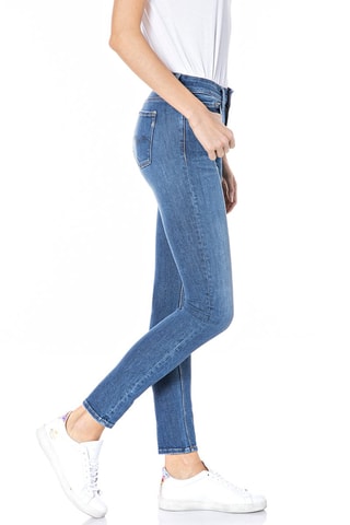 Vaquero skinny fit de tiro alto Luzien - Azul