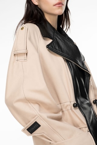 Parka de piel ovina - Beige