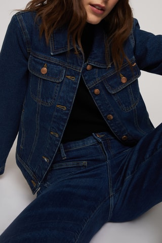 Chaqueta vaquera slim fit Camilia Jkt- Azul oscuro