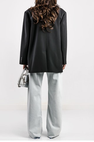 Chaqueta de lana - Negro