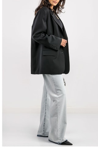 Chaqueta de lana - Negro