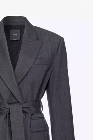 Chaqueta de lana - Gris oscuro