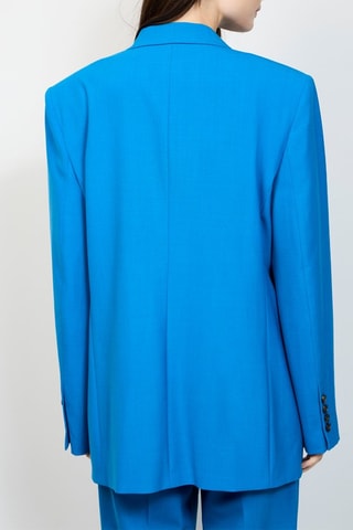 Chaqueta de lana - Azul cobalto