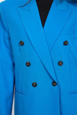 Chaqueta de lana - Azul cobalto