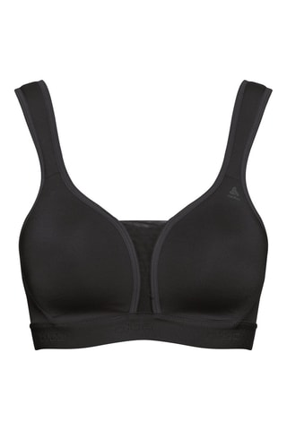 Sujetador deportivo con relleno - Negro