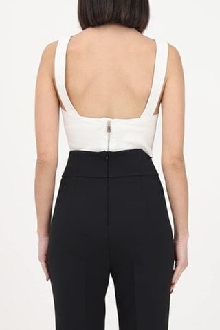 Top de lino - Blanco