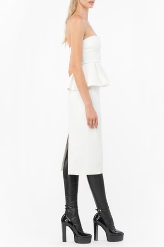 Top bustier - Blanco