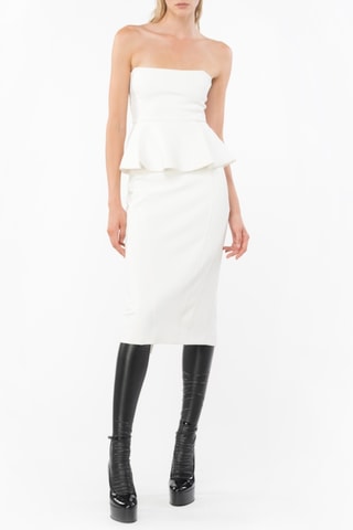 Top bustier - Blanco