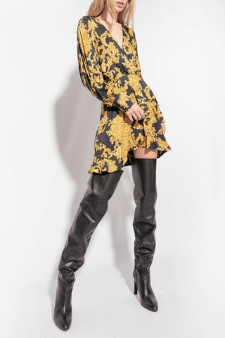 Vestido cruzado - Negro