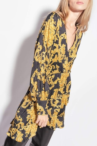 Vestido cruzado - Negro