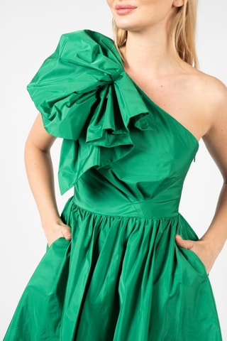 Asymmetrische Jurk - Groen