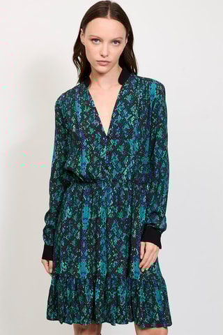 Skaterjurk = Turquoise en Zwart