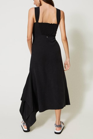 Vestido midi - Negro