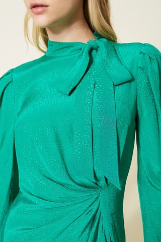 Vestido cruzado - Verde