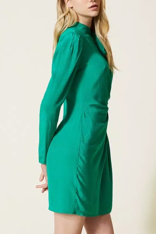 Vestido cruzado - Verde