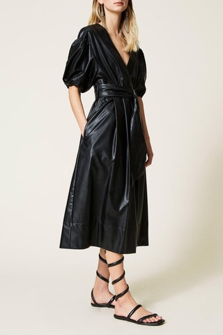 Vestido midi - Negro