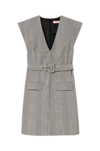 Vestido recto - Gris claro