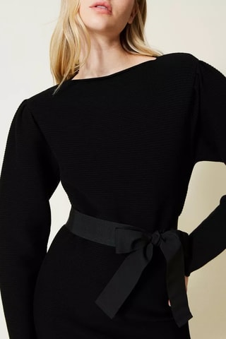 Vestido recto - Negro