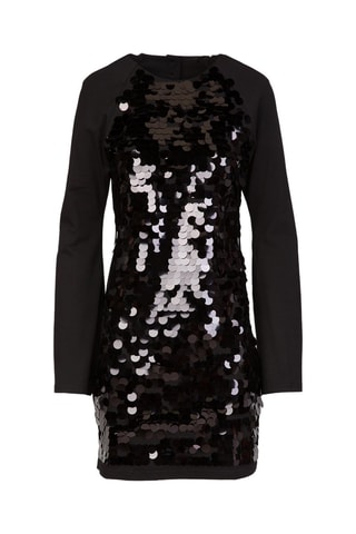 Vestido recto - Negro