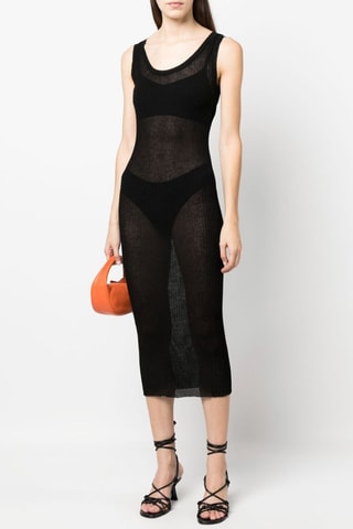 Vestido de tubo - Negro