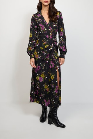 Robe midi - Bleu nuit