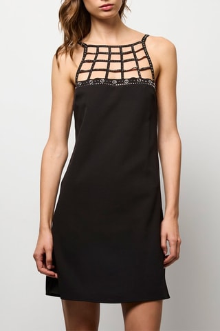 Vestido recto - Negro
