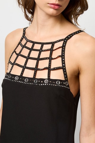 Vestido recto - Negro