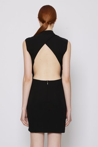 Vestido corto Barnes - Negro