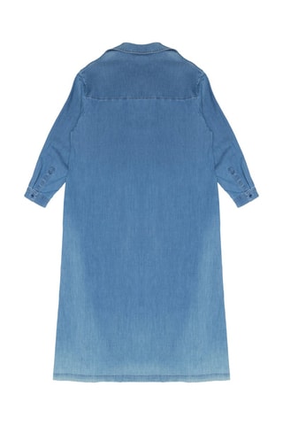 Vestido midi vaquero - Azul -­ Emporio Armani