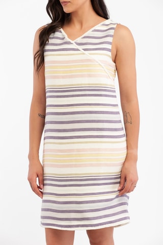 Vestido recto de lino - Blanco - Harmont & Blaine