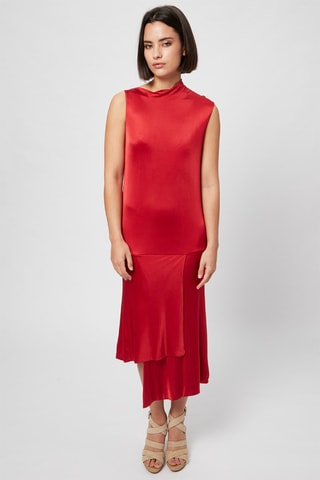 Vestido midi - Rojo - Harmont & Blaine