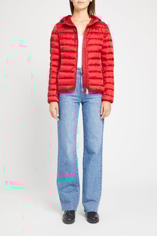 Anorak con capucha - Rojo