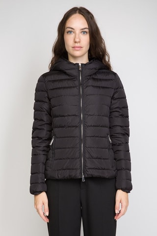 Anorak con capucha - Negro