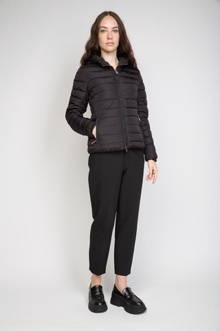 Anorak con capucha - Negro