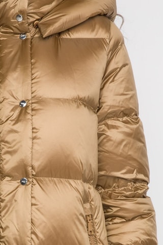 Anorak largo con capucha - Marrón