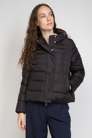 Anorak con capucha - Negro