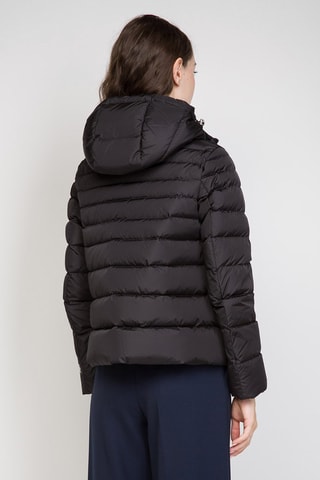 Anorak con capucha - Negro