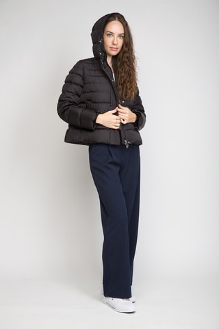 Anorak con capucha - Negro