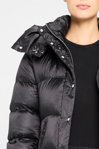 Anorak con capucha - Negro